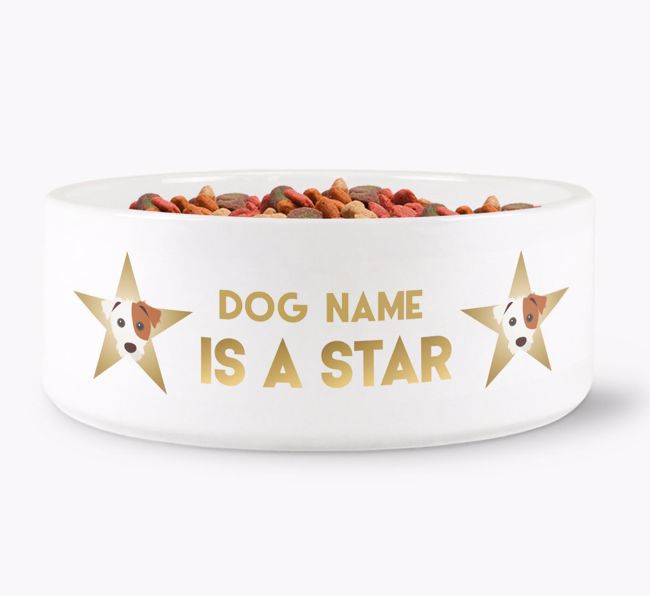 'Dog is a Star' - Personalised Dog Bowl for your {breedFullName}